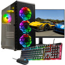 Screenon - Gaming Set - B2 (Basic GamePC + 24 inch monitor + keyboard + mouse)