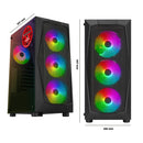 ScreenON - Ryzen 5 - 500GB M.2 SSD - 16GB RAM - Radeon RX 550 - Game PC E723114 - WiFi - ScreenOn