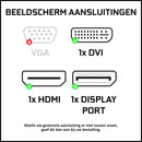 ScreenON - Intel Core i5 - 500GB SSD - 16GB RAM - RTX 3050 - Gaming Set - V92024127 (27" Monitor + Toetsenbord + Muis)