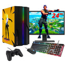 ScreenOn NL - Gaming PC SET | Intel Core i5 | RTX 3050 | RAM 16GB | SSD 512GB | WiFi | + 24 Inch Monitor + Toetsenbord + Muis + Controller | Desktop Computer voor Business & Multimedia H32527 - ScreenOn